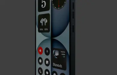 Nothing Phone 4a手机glb模型