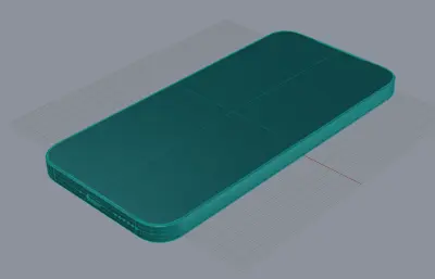 华为P90 Pro手机外观rhino模型