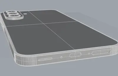 三星A37外观rhino模型