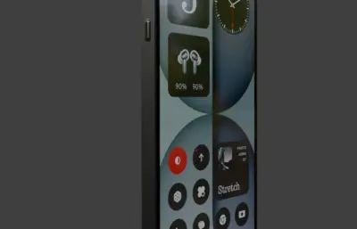 Nothing Phone 4a手机glb模型