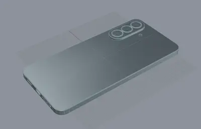 三星a57手机外观3D模型