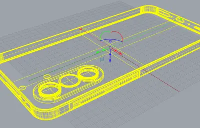 三星A37外观rhino模型
