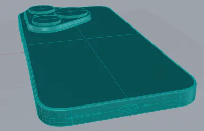 华为P90 Pro手机外观rhino模型