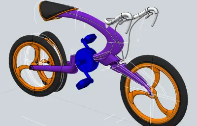 概念自行车 三轮车