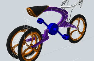 概念自行车 三轮车
