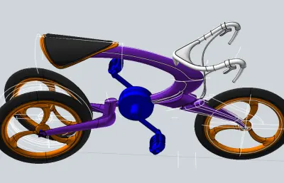 概念自行车 三轮车