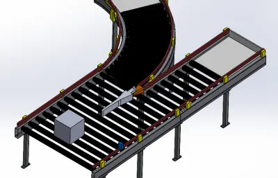 二合一并道输送机