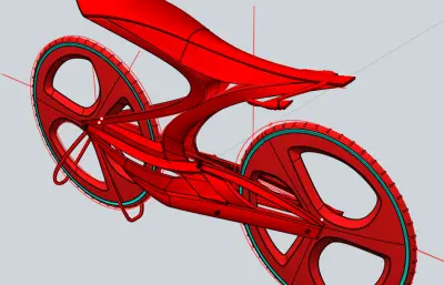 概念自行车模型