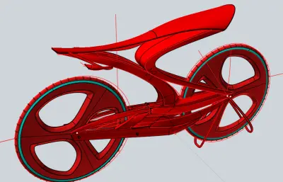 概念自行车模型