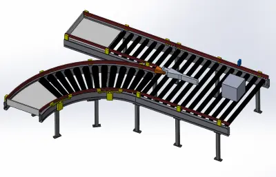 二合一并道输送机