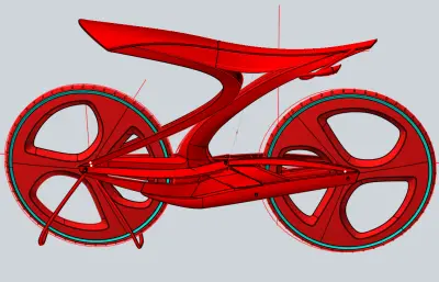 概念自行车模型