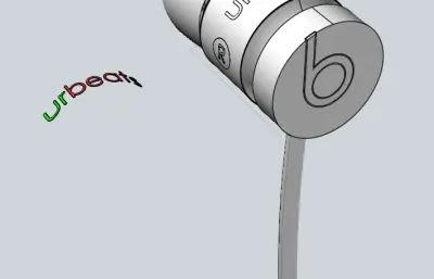 单个造型耳机模型