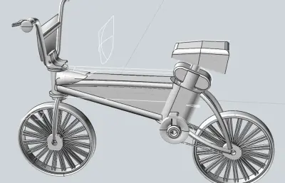 便捷电动自行车stp模型