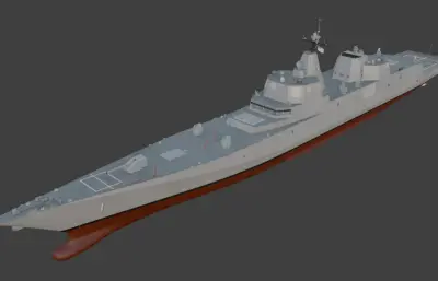 美国海军特朗普级战列舰,max,blender,fbx,stl,obj,glb等多种格式