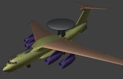 俄罗斯空天军A-100预警机（精模）