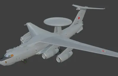 俄罗斯空天军A-100预警机（精模）