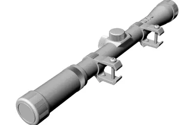 瞄准镜stl模型