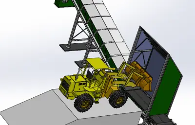 散装材料接收输送线