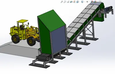 散装材料接收输送线