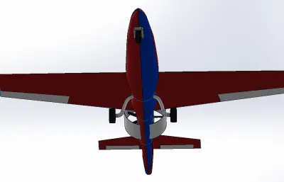 小型飞机solidworks模型