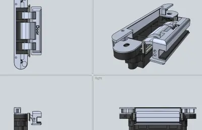 暗装铰链TEG 310 2D 80