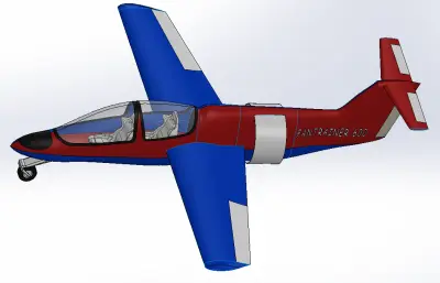 小型飞机solidworks模型