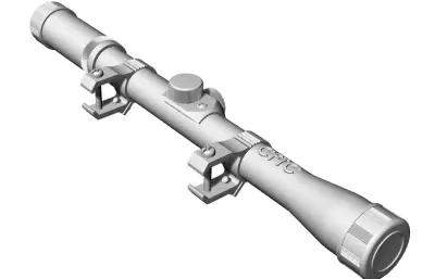 瞄准镜stl模型