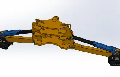 稳定器枢轴旋转支撑结构