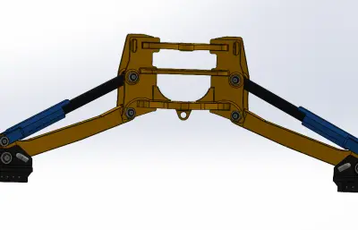 稳定器枢轴旋转支撑结构