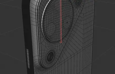 华为HUAWEI Pura 90手机外观C4D,KEYSHOT模型