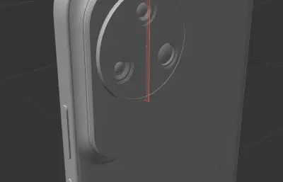 华为HUAWEI Pura 90手机外观C4D,KEYSHOT模型