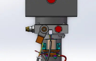 直流驱动液压泵solidworks模型