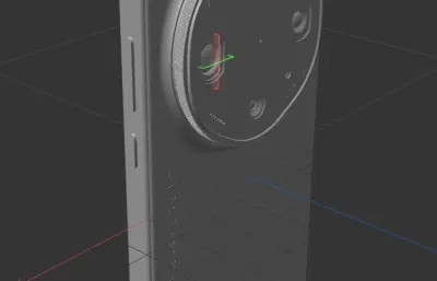 OPPO Find X9 Ultra手机外观C4D,KEYSHOT模型