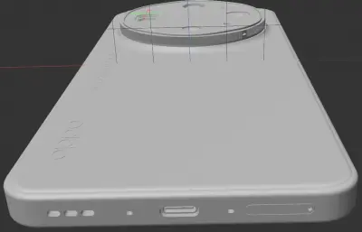 OPPO Find X9 Ultra手机外观C4D,KEYSHOT模型