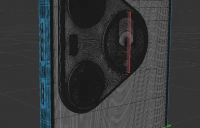 华为HUAWEI pura 90 pro手机外壳C4D,KEYSHOT模型