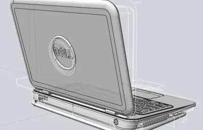 戴尔笔记本电脑stp模型