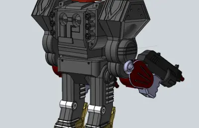 卡通版钢铁侠 机甲战士