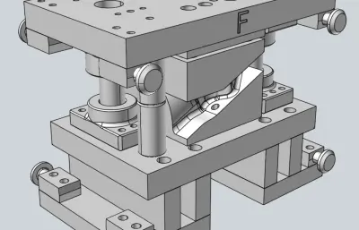 转口径管模具设计