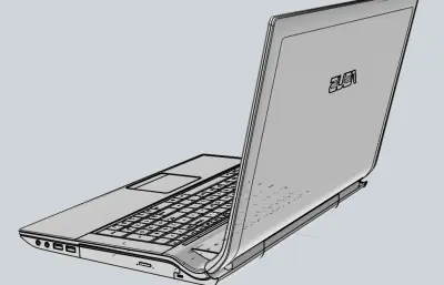 笔记本电脑模型6