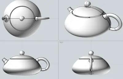 中式茶壶 紫砂壶