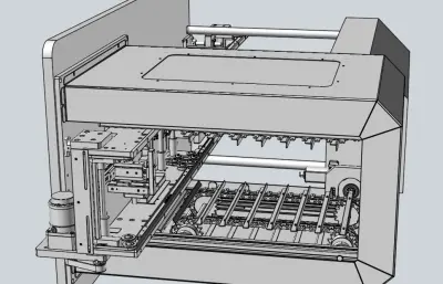 ICT电路测试仪PCB三维模型