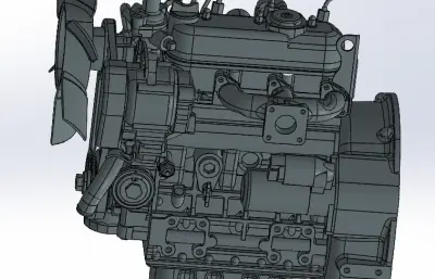 久保田D1105发动机