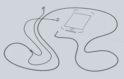 造型耳机模型14