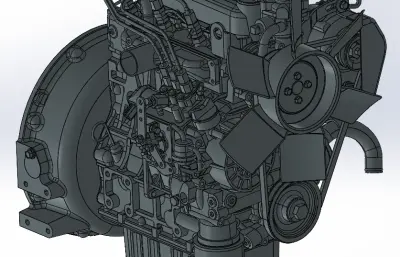久保田D1105发动机