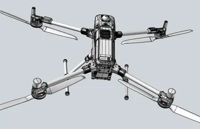 DJI400无人机模型