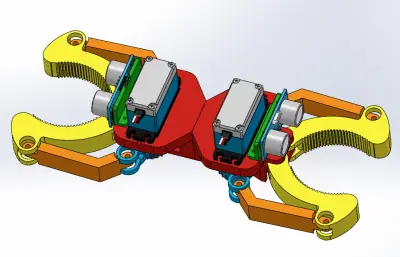 齿轮驱动机械抓手