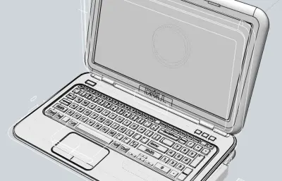 戴尔笔记本电脑stp模型