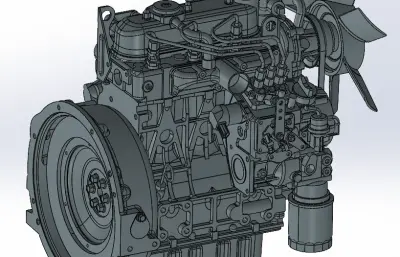 久保田D1105发动机
