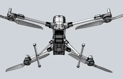 DJI400无人机模型