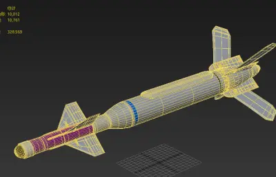 “宝石路”GBU系列激光制导炸弹obj中模